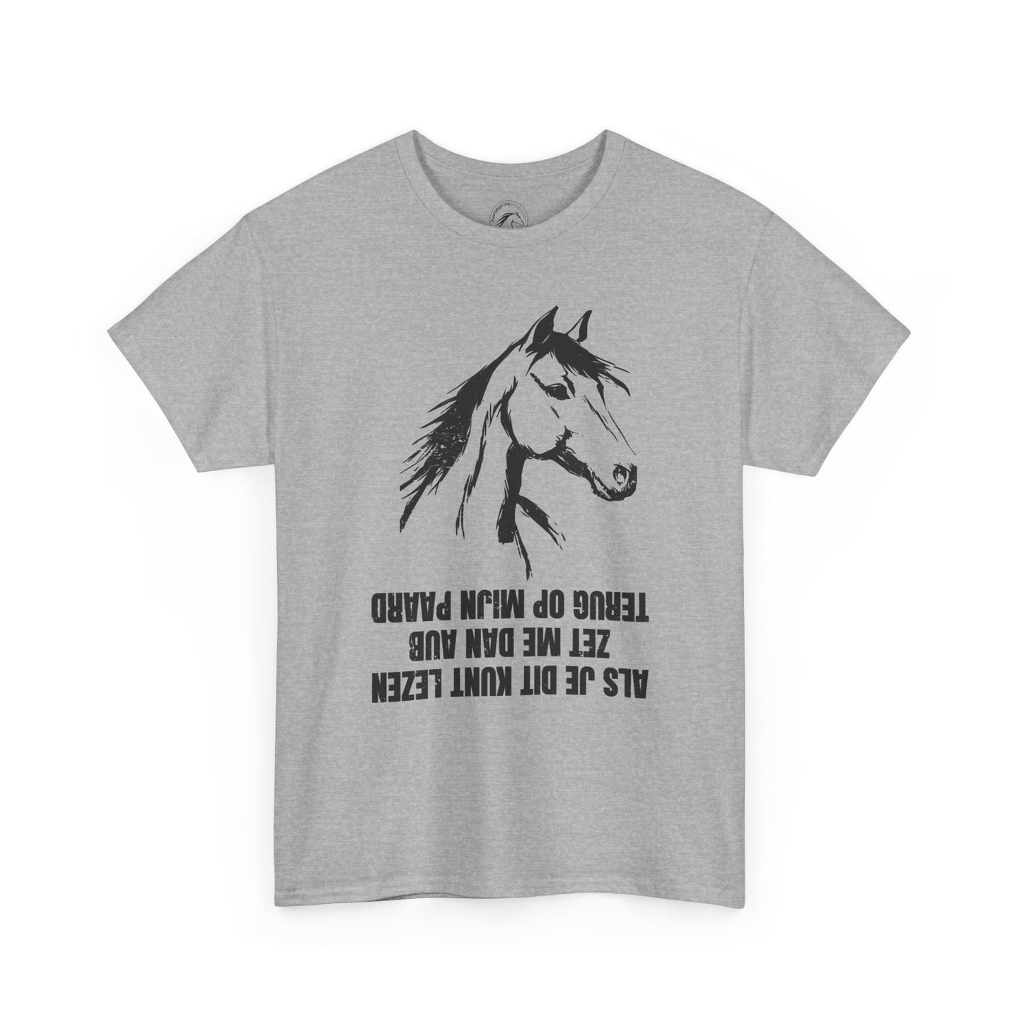 Als je dit kunt lezen zet me dan aub terug op mijn paard
