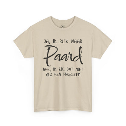 Ja, ik ruik naar paard
