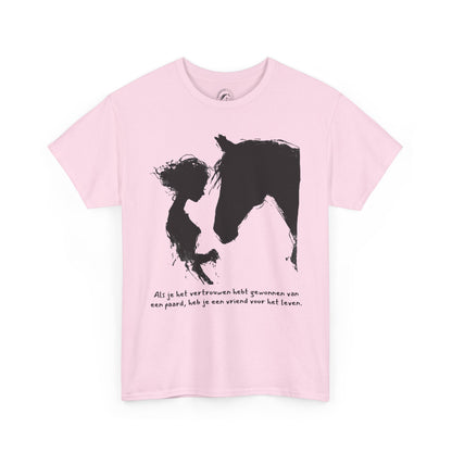 Als je het vertrouwen hebt gewonnen van een paard....