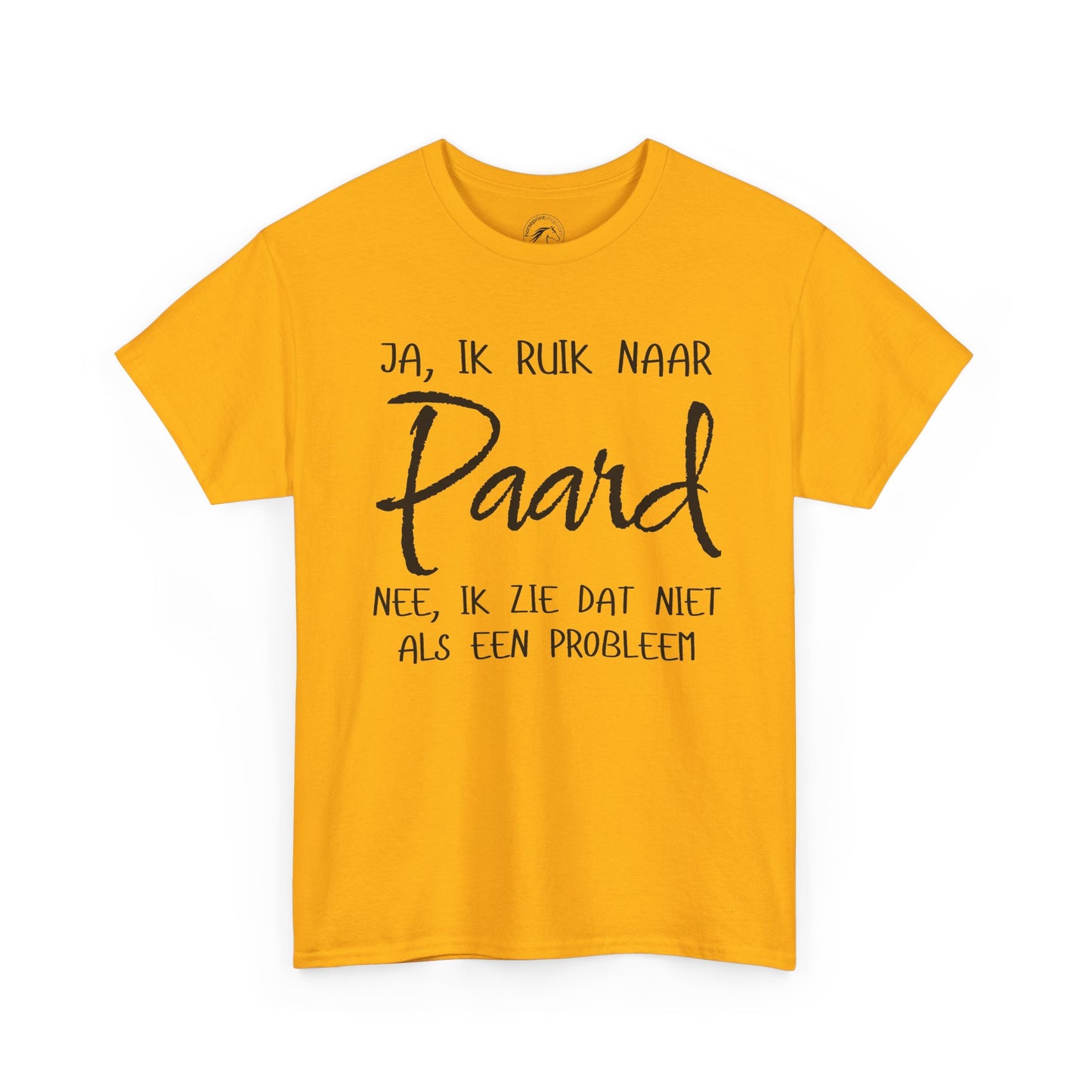 Ja, ik ruik naar paard