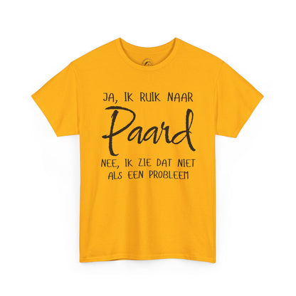 Ja, ik ruik naar paard
