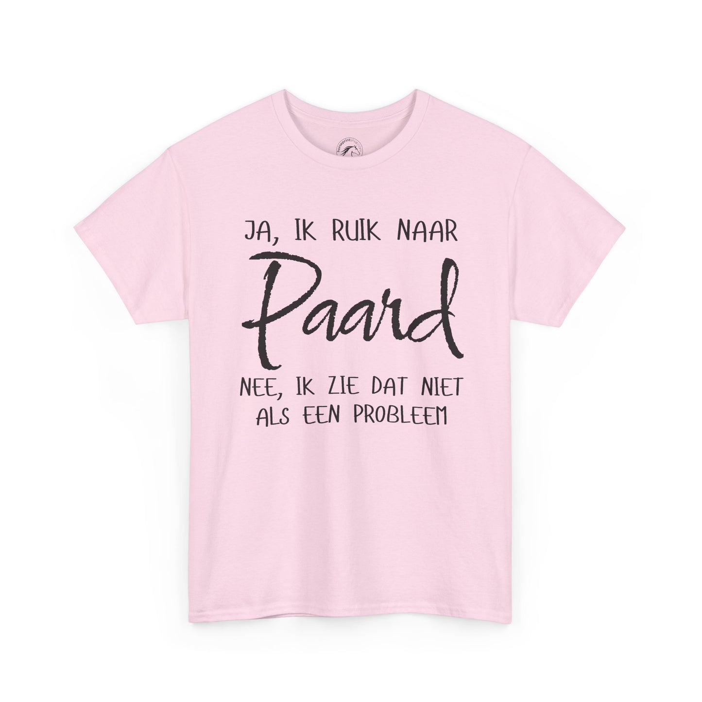 Ja, ik ruik naar paard