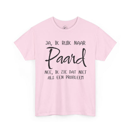 Ja, ik ruik naar paard