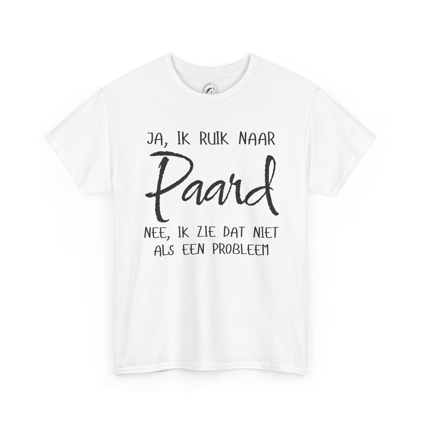 Ja, ik ruik naar paard