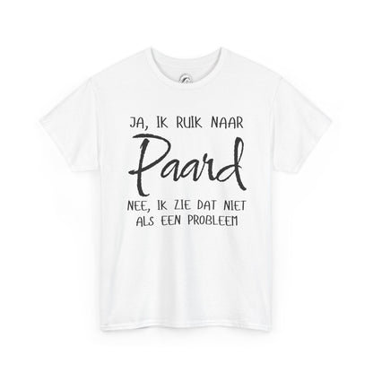 Ja, ik ruik naar paard