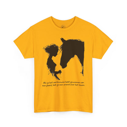 Als je het vertrouwen hebt gewonnen van een paard....