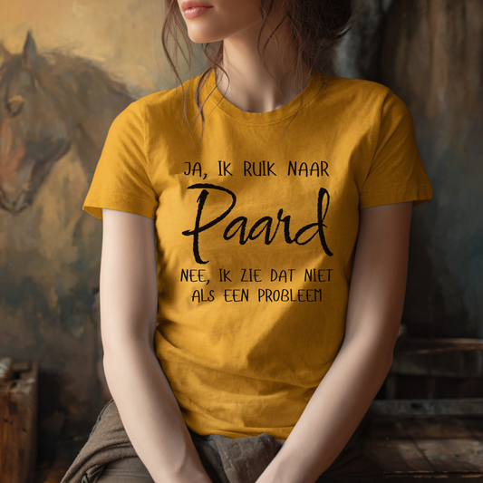 Ja, ik ruik naar paard