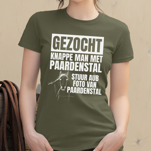 GEZOCHT: knappe man met paardenstal